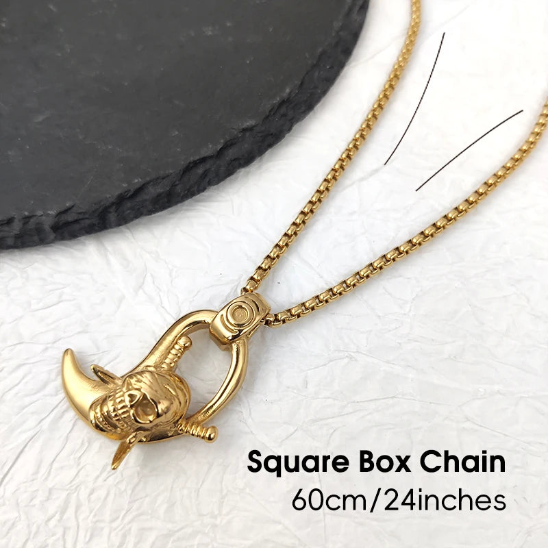 Skull & Crossed Swords Pendant