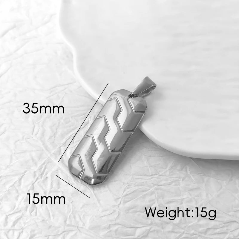 Classic Tire Pattern Pendant