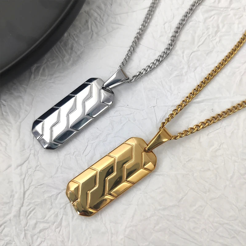 Classic Tire Pattern Pendant