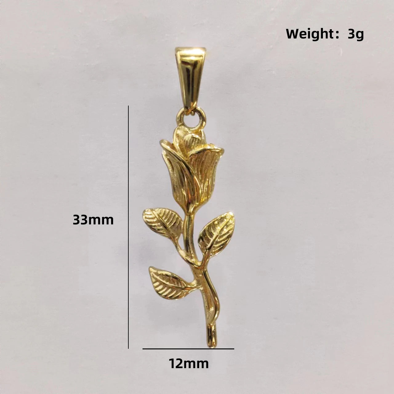 Rose Flower Pendant