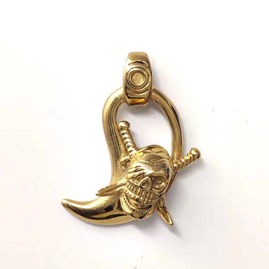 Skull & Crossed Swords Pendant